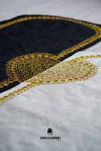 Kalpli Çift Seccade Eş Seccadesi Çeyizlik Çift Seccadesi