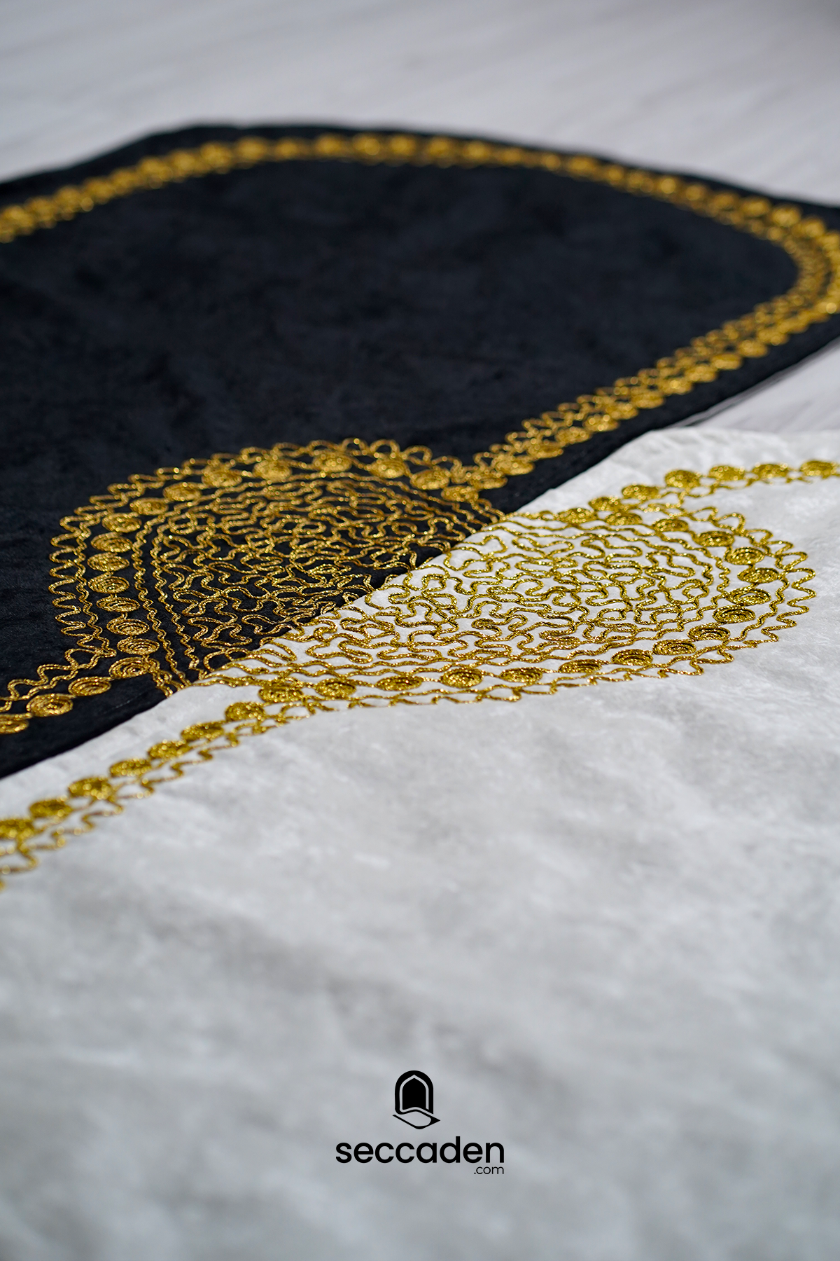 Kalpli Çift Seccade Eş Seccadesi Çeyizlik Çift Seccadesi