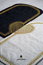 Kalpli Çift Seccade Eş Seccadesi Çeyizlik Çift Seccadesi