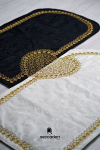 Kalpli Çift Seccade Eş Seccadesi Çeyizlik Çift Seccadesi