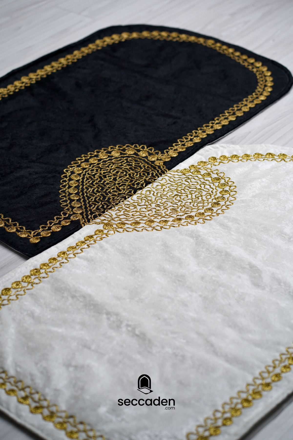 Kalpli Çift Seccade Eş Seccadesi Çeyizlik Çift Seccadesi