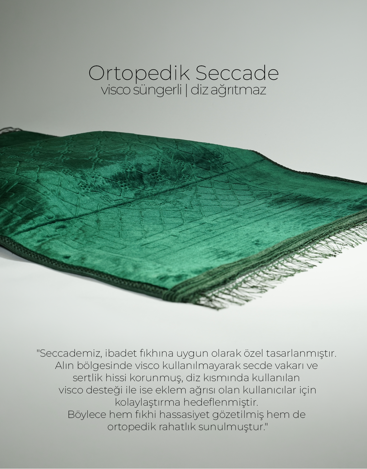 Seccaden - Ortopedik Premium Seccade (Visco Destekli)